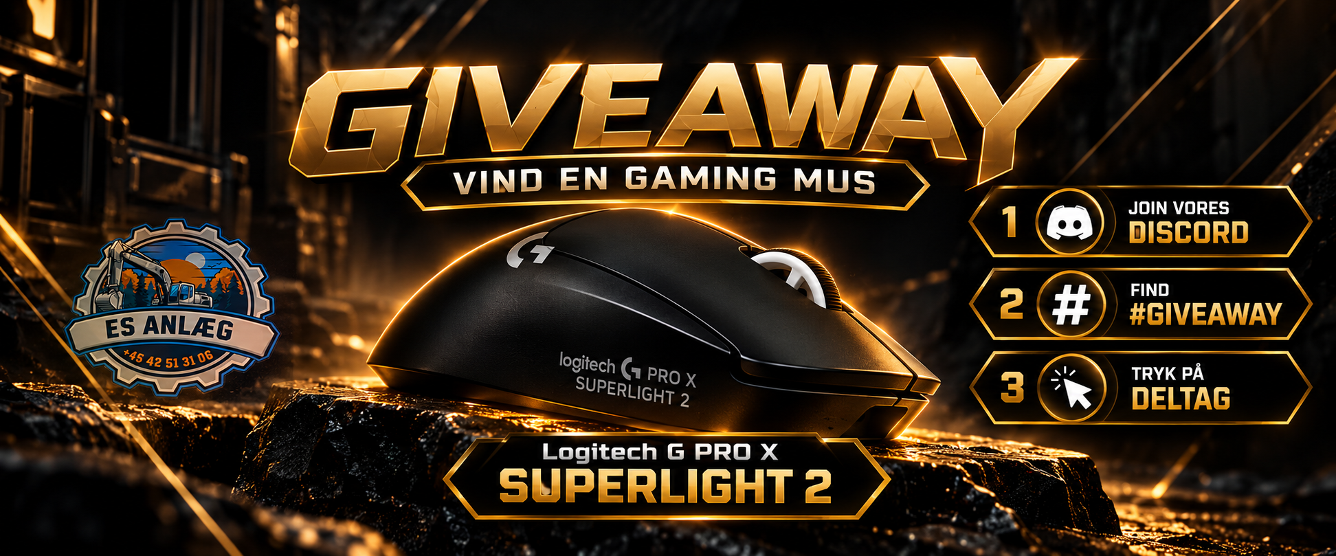 GIVEAWAY – VIND EN LOGITECH G PRO X SUPERLIGHT 2!